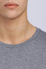 Men T-shirt - Grey Melange